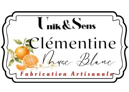 Fondant parfumé Clémentine & Musc blanc