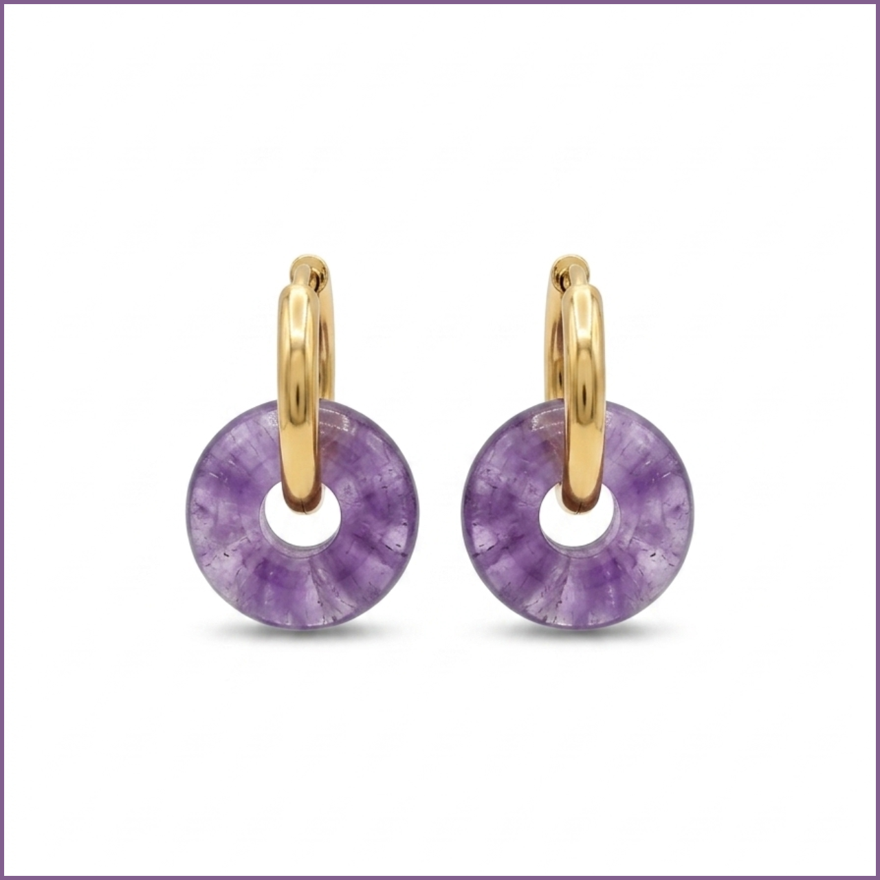 Boucles d'oreilles pierre naturelle artisanales – Unik & Sens