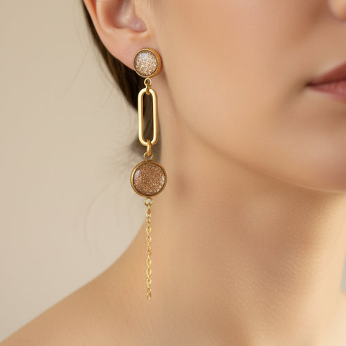 boucles d'oreilles artisanal - unik&sens- Le Mans - cadeau Boutique 