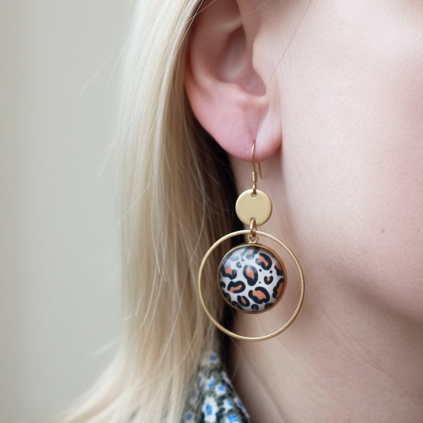 boucles d'oreilles artisanal - unik&sens- Le Mans - cadeau Boutique 