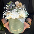 bouquet-cire-fleurs-parfumee-uniketsens-Lemans- promesse champêtre 