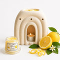 ire parfumée artisanale Unik & Sens – fondant cire végétale aux parfums de Grasse - tarte citron meringue 