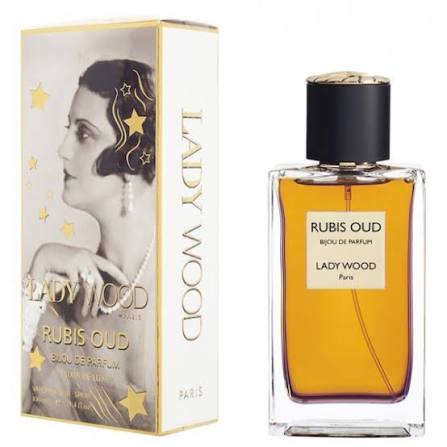 flacon de parfum lady wood rubis oud 