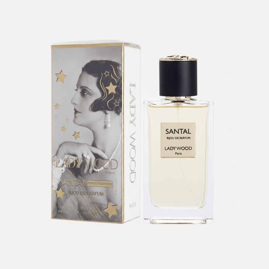 photo flacon de parfum santal lady wood boutique unik&sens le mans 